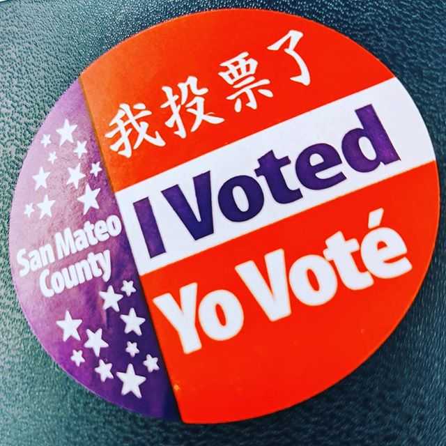 First election as a citizen!