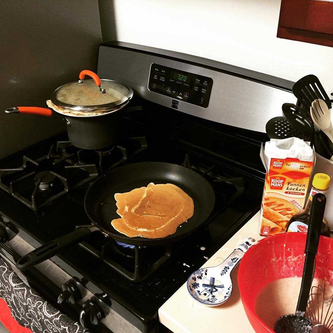 Birthday dinner: Dutch pannekoeken!