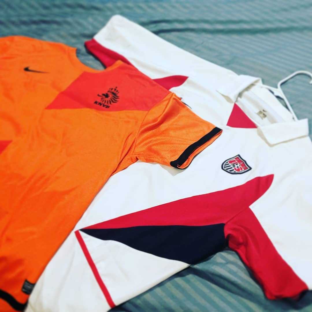 Packing for the weekend… one jersey for me, one for @liannekater :) #wwc #dualcitizen