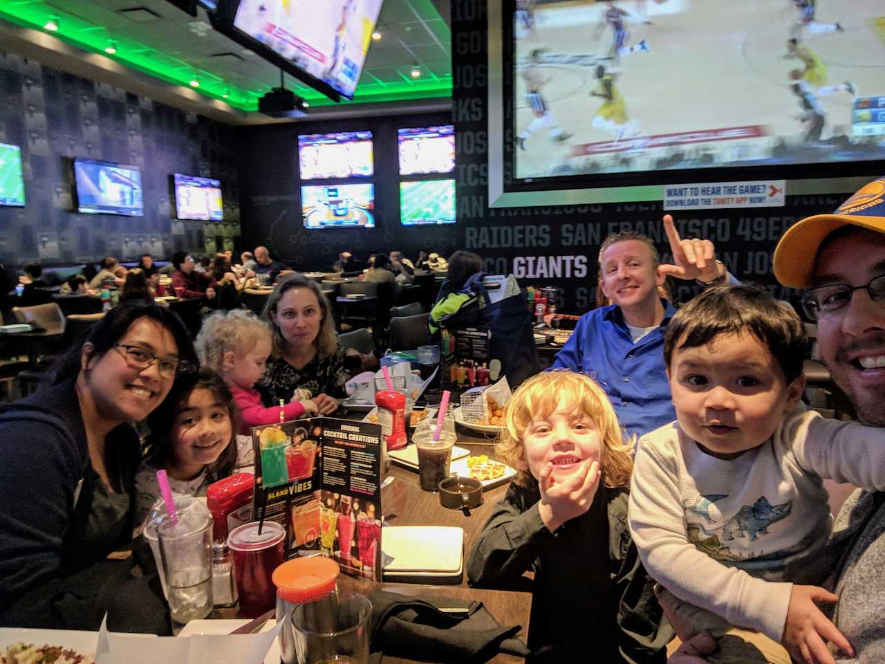 Dinner at Dave & Busters