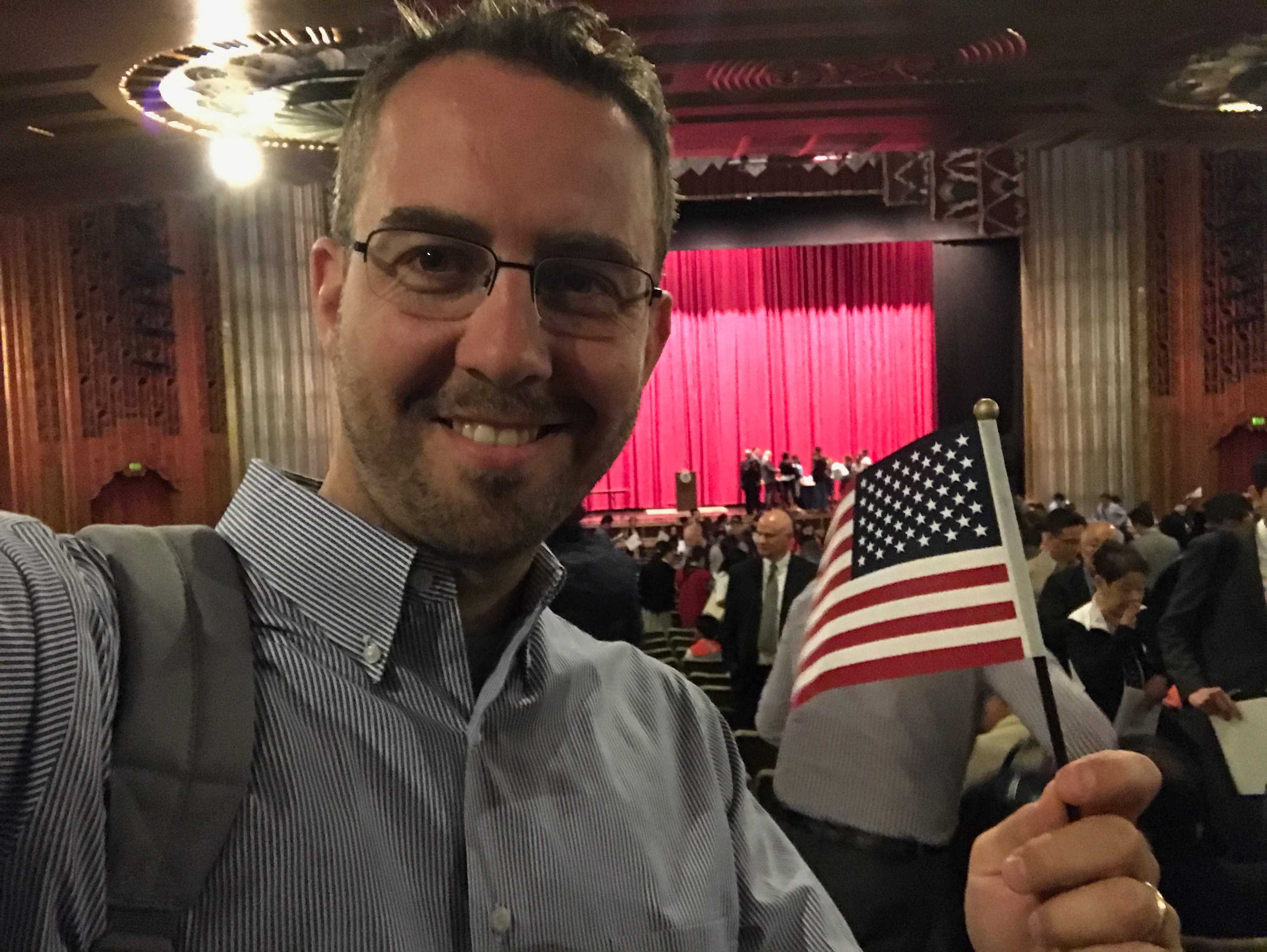 In het Paramount theater in Oakland