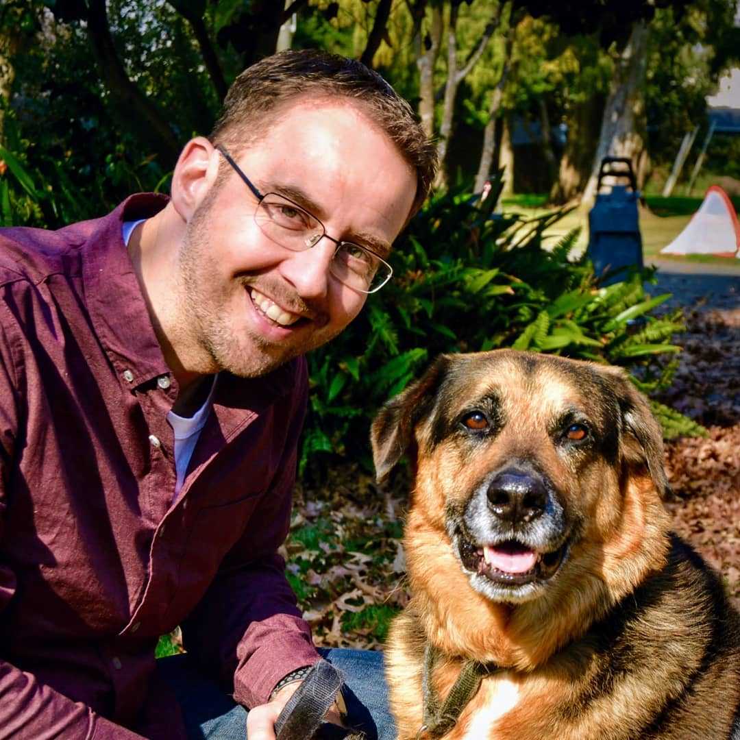 My sidekick since 2011: @cooperkater So lucky to take this amazing dog to work with me on a daily basis. #nationaldogday